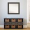Amanti Art Non-Beveled Wall Mirror, Thomas Black Bronze Frame